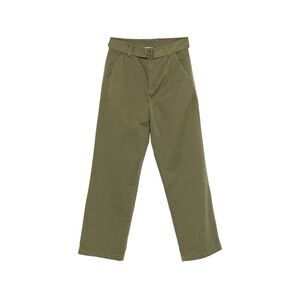 Laneus Green Trousers - Wide-Leg Trousers Men